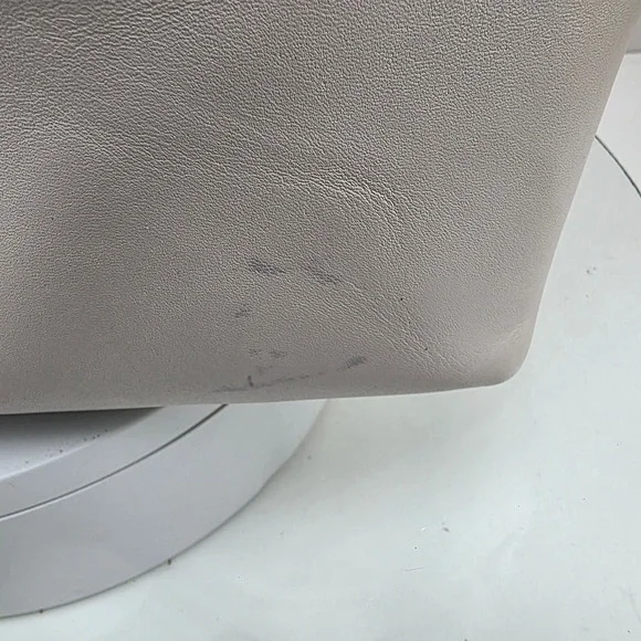 Dooney Bourke Small Barlow Flynn Tote Bag Leather Gray White Tan - Picture 9 of 15